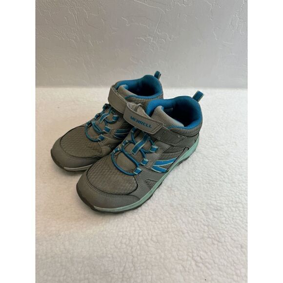 Merrell Outback Suede Mesh Mid Grey Blue 4.5 Boot‎ - mk163008 - Picture 1 of 7